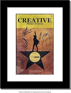 Creative Picture Frames [8.5x11bk-w Black Theatre Frame with White Matting, Holds 5.5x8.5-inch Media with Installed - Image 1