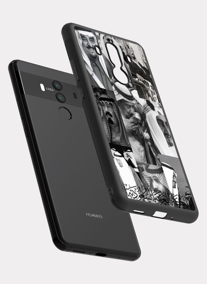 بكسلات كفر هواوي ميت 10 برو ملوك السعودية ابيض و اسود - Image 2