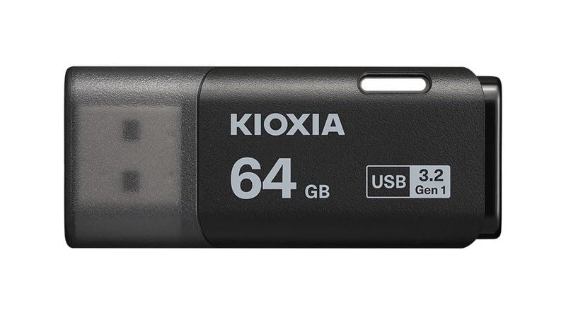 KIOXIA TransMemory U301 64GB USB 3.2 Gen 1 Flash Drive - High-Speed, Compact, Portable Storage Solution with 5-Year Warranty (Black) - Image 4
