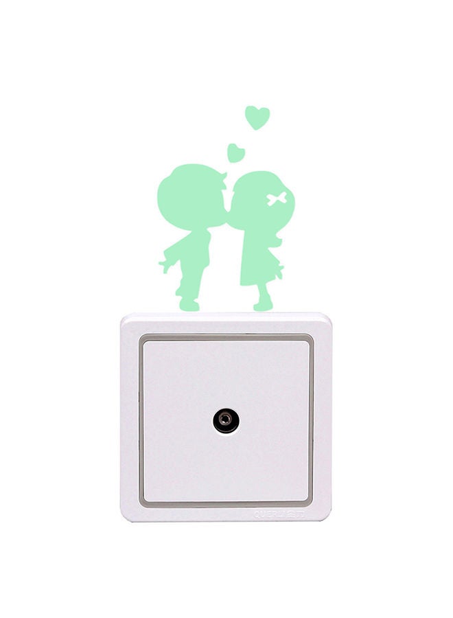 NIBEMINENT New Switch Cartoon Diy Wall Sticker Light Fluorescent Decoration Your Room Green 15.5X15.5cm - Image 3