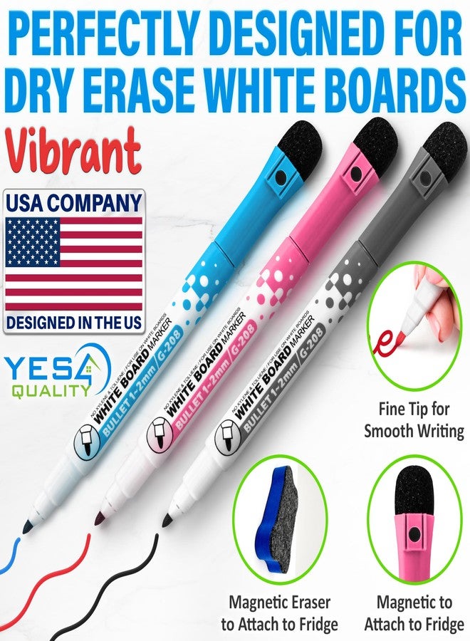 YES4QUALITY Extra Large Magnetic Dry Erase White Board Sheet for Fridge - 29x21 - Stain Resistant Technology with 3 Markers & Big Eraser with Magnet - Refrigerator Whiteboard Planner Organizer - by Yes4Quality - Image 5