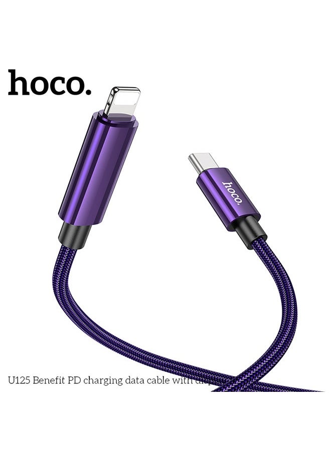 hoco. U125 Benefit PD charging data cable with display iP  - Image 3