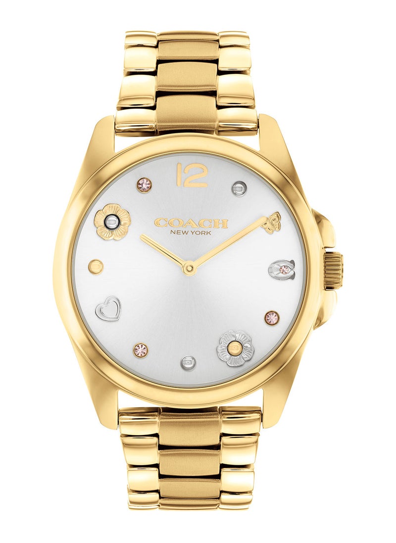 COACH - Women's Analog Round Stainless Steel Wrist Watch 14504022 - 36 mm - Image 1
