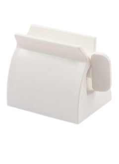 Oasisgalore Rolling Tube Toothpaste Squeezer Dispenser Toothpaste Seat Holder Stand, White  - Image 1