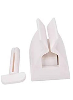 Oasisgalore Rolling Tube Toothpaste Squeezer Dispenser Toothpaste Seat Holder Stand, White  - Image 2