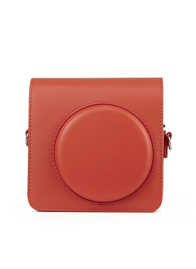 Generic Suitable For Polaroid SQ1 Solid Color Camera Bag Square Camera Anti-scratch Protection Storage Digital Fitted Camera Bag-Color:Ochre Orange  - Image 1