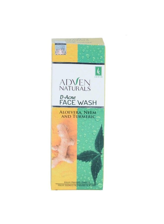 Adven Naturals Dacne With Aloevera Neem & Turmeric Face Wash 100Gm (Pack Of 1) - Image 2