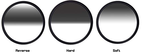 Desmond-ICE ICE 77mm Grad ND Set Reverse Hard Soft ND8 Filter Neutral Density ND 77 3 Stop Optical Glass - Image 2