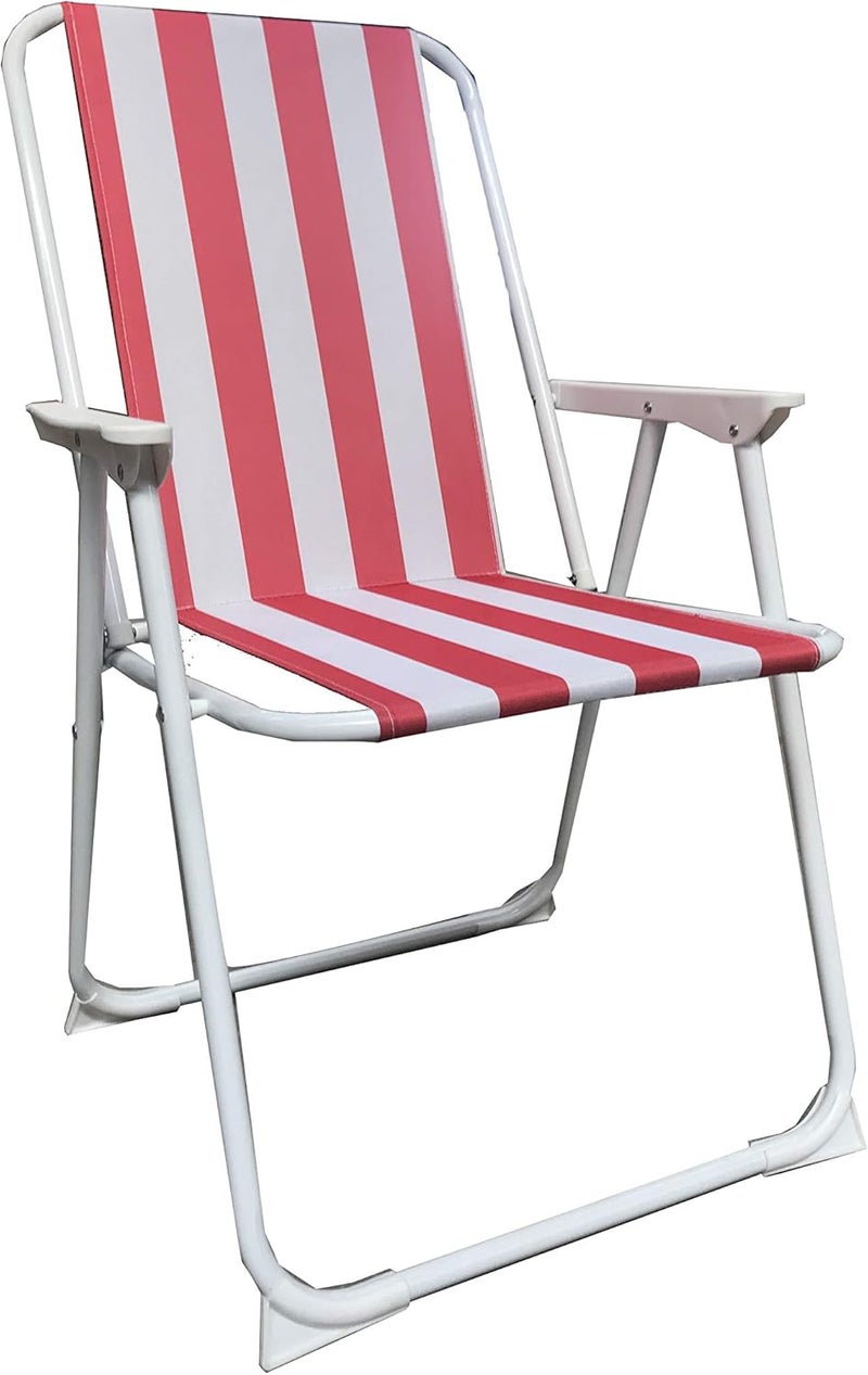 Procamp Stripe Foldable Chair Polyester fabric metal frame PRO000017 - Image 4