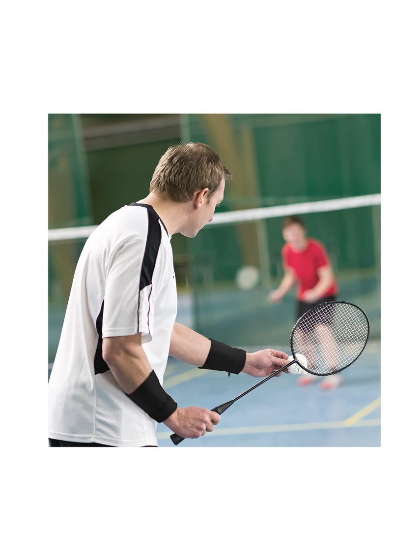 SYOSI 6 Pieces Wrist Sweatbands Wrist Wallet Wristband Pocket with Zipper Sports Color Wrist Pouch Phone Coin Keys Storage for Women Men Running Walking Hiking Jogging - Image 5