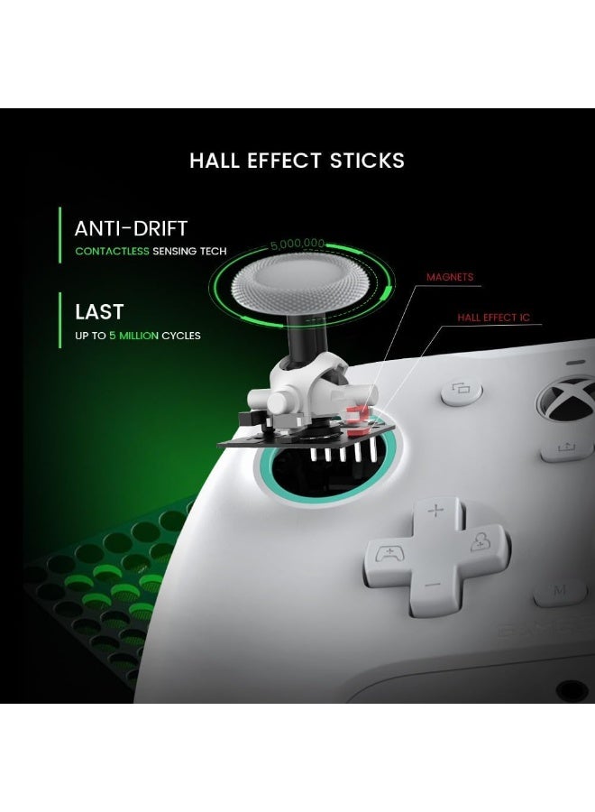 إكس بوكس جهاز تحكم سلكي GameSir G7 SE لجهاز Xbox Series X وXbox Series S وXbox One وWindows 10/11، جهاز ألعاب سهل الاستخدام مع عصي تحكم بتقنية Hall/زناد Hall، مقبس صوت 3.5 مم، جهاز تحكم للكمبيوتر مع زر خلفي قابل للبرمجة - Image 4