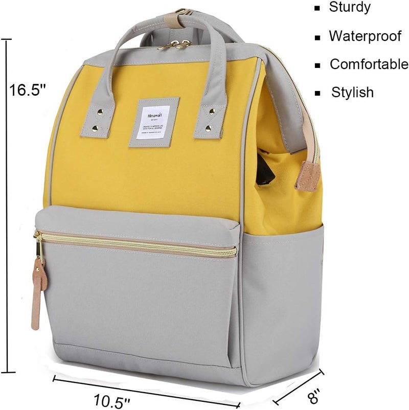 Himawari Laptop Backpack Travel Backpack With USB Charging Port Large Diaper Bag Doctor Bag School Backpack for Women&Men - Image 5