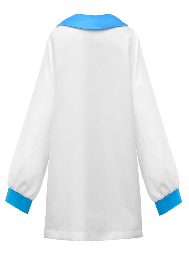 ReliBeauty Kids Artist Costume Boys Painter costume for Girls Career Day outfit with hat, 8-9/140 - Image 2