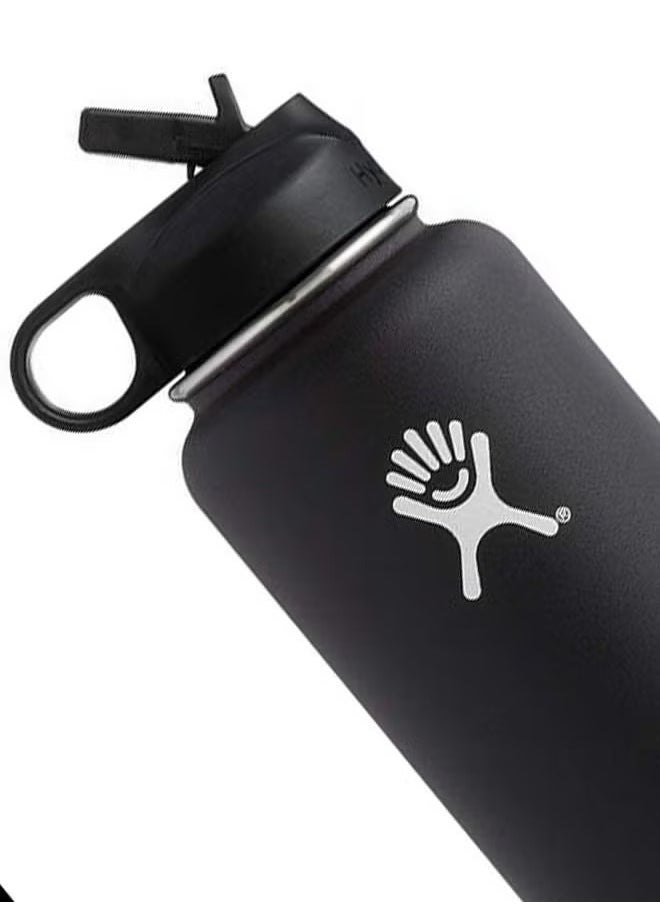 Hydro Flask Black Stainless Steel Vacuum Insulated Bottle 946ml | Full-Range Temperature Lock (-40℃~120℃)  - Image 5