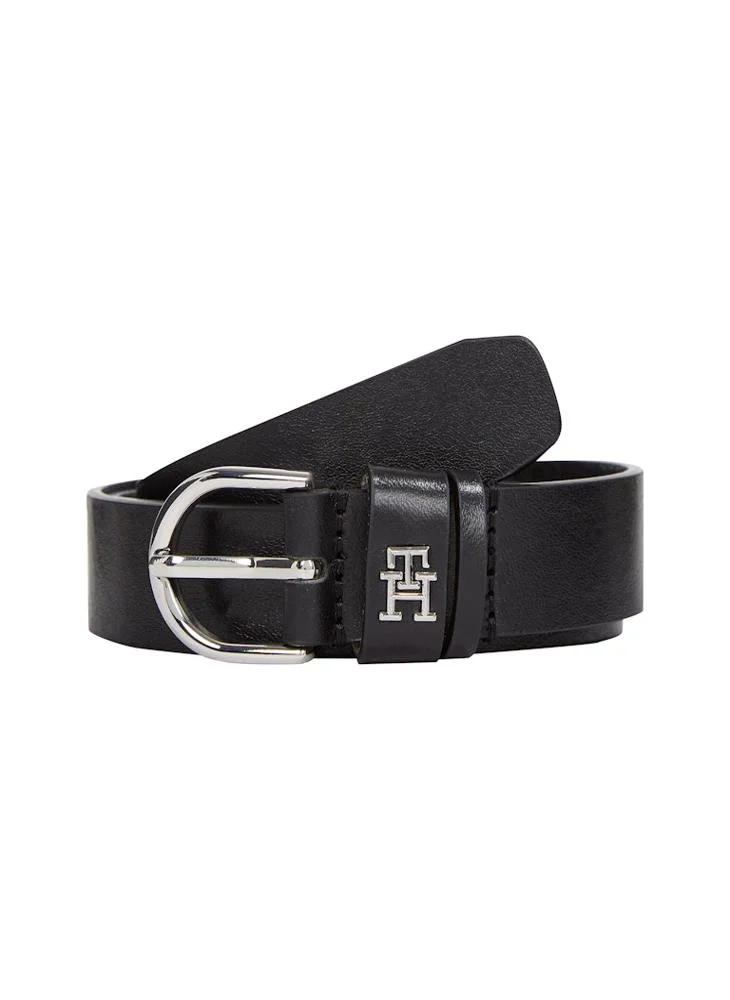 TOMMY HILFIGER Logo Detail Allocated Buckle Hole Belt