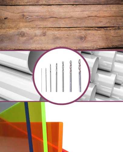 Dremel 628 Precision Drill Bits, Accessory Set With 7 Multipurpose Drilling Bits Rotary Tool - Image 2