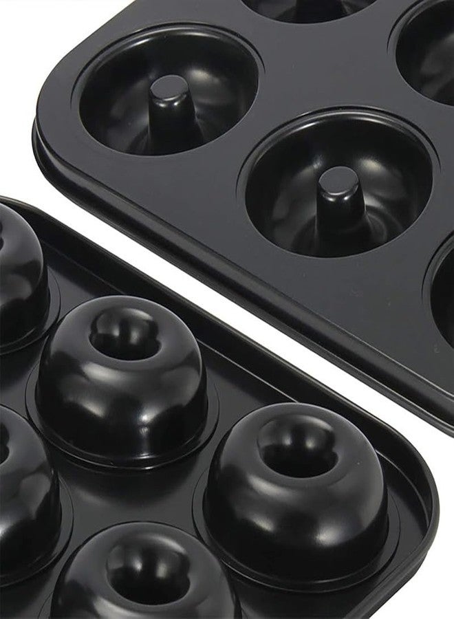 XilaMagic Carbon Steel Donut Baking Pan, 6-Cavity Non-Stick Mould, 25 cm, Black - Image 5