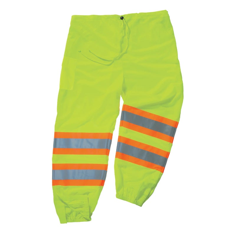 Ergodyne unisex adult Class Twotone Reflective Safety Pants Lime XXLarge3XLarge