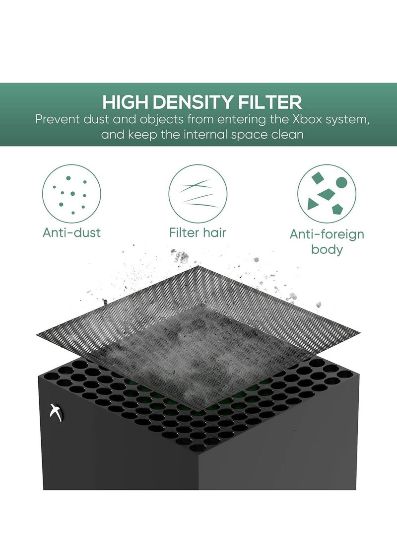 Y&D Dust Filter Compatible with Xbox Series X, Cover Top Case Proof X- 2 Pack - Image 4