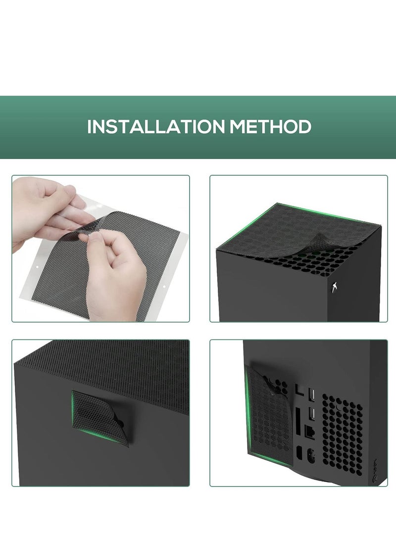 Y&D Dust Filter Compatible with Xbox Series X, Cover Top Case Proof X- 2 Pack - Image 3