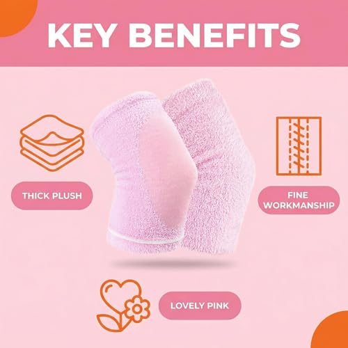 Elandy 1 Pair Womens Pink Gel Elbow Sleeves Breathable Elastic Elbow Support Guard with Gel Pad Golf Tennis Elbow Brace Protection Cover for Dry Moisturizing Softening - Image 3