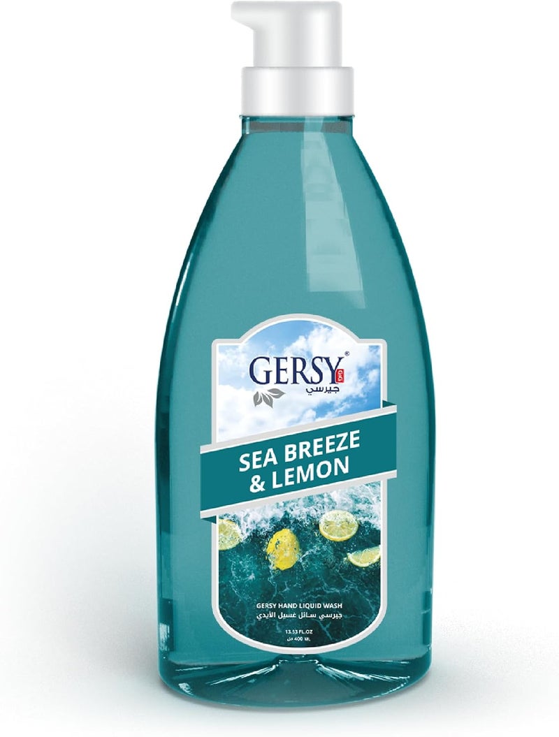 Liquid Hand Wash – Sea Breeze & Lemon – Ocean Freshness & Daily Care – 400ml - (BY Al Emlaq)