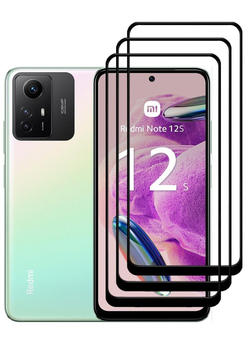 ACLIX 3 Pieces Antistatic ESD Dustproof Premium Quality High Definition Tempered Glass Screen Protector Designed For Xiaomi Redmi Note12S - Image 1