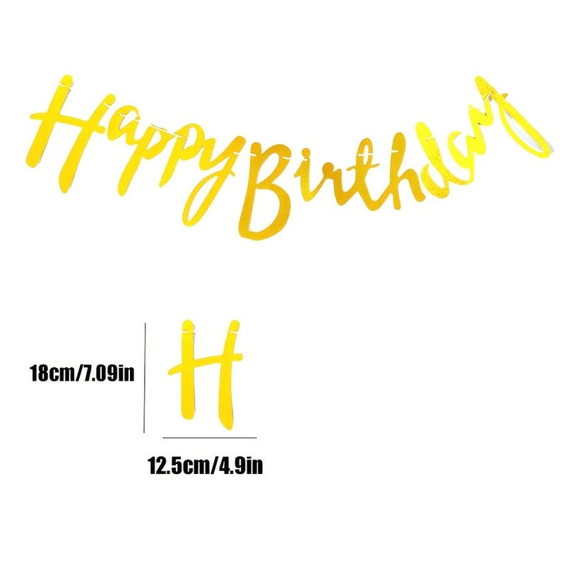 Golden Onion Round Slice Confetti Garland Birthday Party Decoration - Image 5