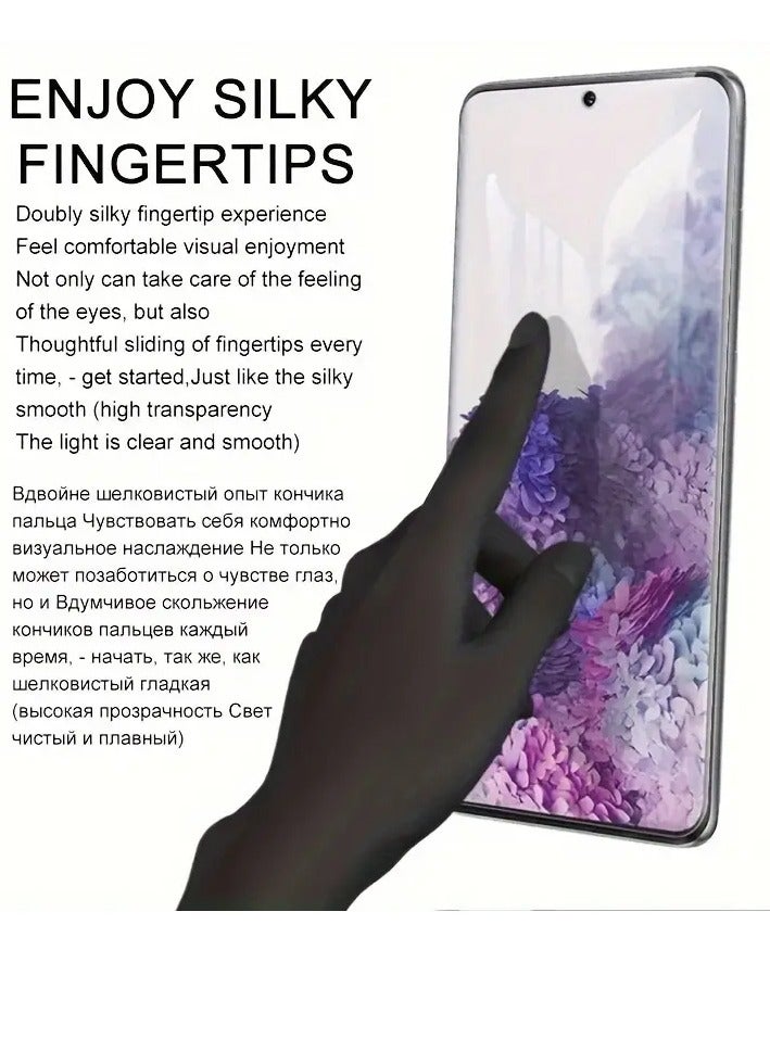 4-Pieces Hydrogel Film Mobile Phone Screen Protectors,  HYDROGEL Aqua  Protective Screen Protector Full Mobile Screen Flexible Cover for Samsung Galaxy S23 Ultra. (6.8 inches, Not Tempered Glass)