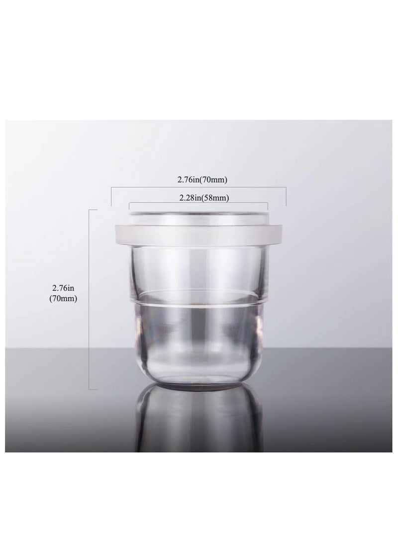 SYOSI كوب قياس قهوة 58 مم، SYOSI، كوب قياس إسبريسو، ملحقات ماكينة إسبريسو، متوافق مع فلاتر بورتافيلتر 58 مم - Image 2