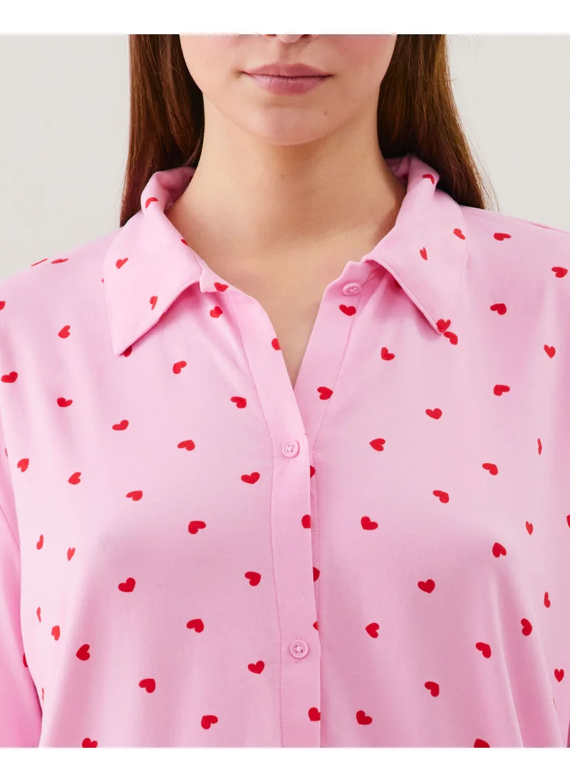 UNDIZ Patterned jersey shirt