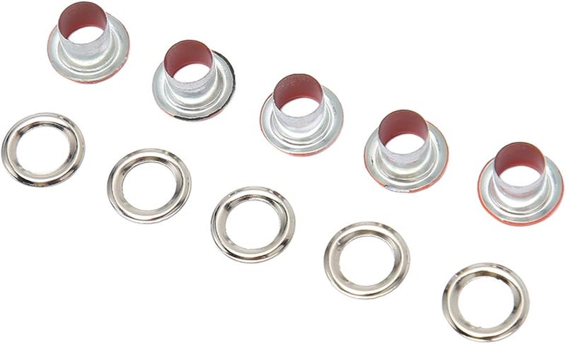 Orange 500 Sets 6mm Copper Grommet Kit For Clothes Leather Bags Repair Decoration - Image 3