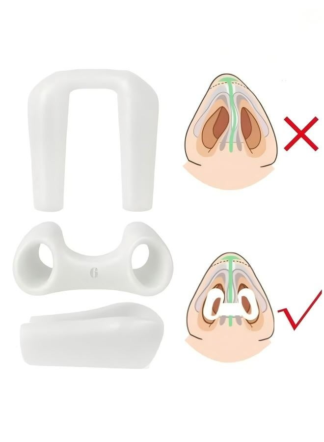 Face healthly Silicone Nostril Retainer and Micropore Tan Surgical Tape 1.25cm Wide, Nose Pad for Surgery, Nose Retainer Rhinoplasty, Retainer for Work Surgery,%100 Silicone Nose Stud Nose Shaper (No. 6) - Image 1