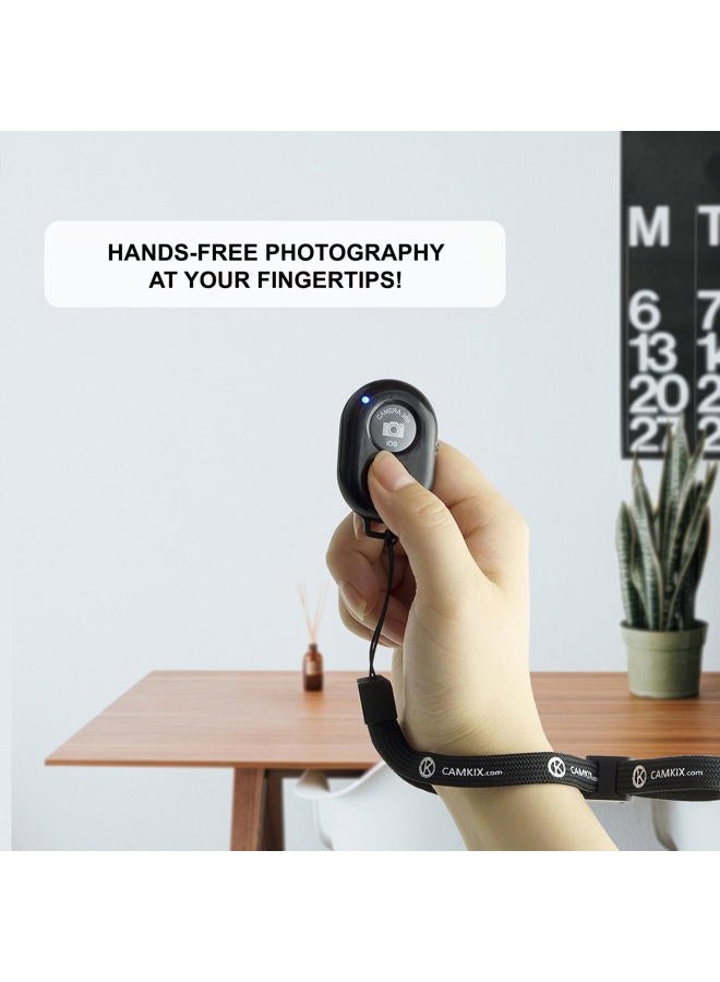 CamKix Camera Shutter Remote Control with Bluetooth Wireless Technology - Create Amazing Photos and Videos Hands-Free - Works with Most Smartphones and Tablets (iOS and Android) - Image 2