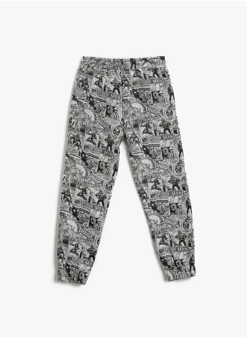 KOTON Spider Man Printed Licensed Sweatpants