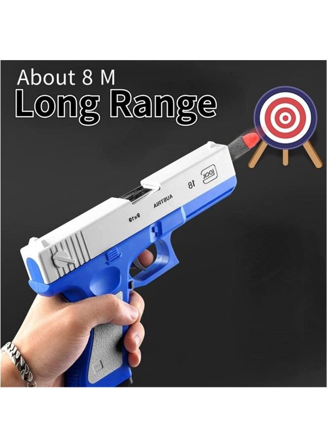 Colorful Soft Bullets & Pull Back Action Gun for Children