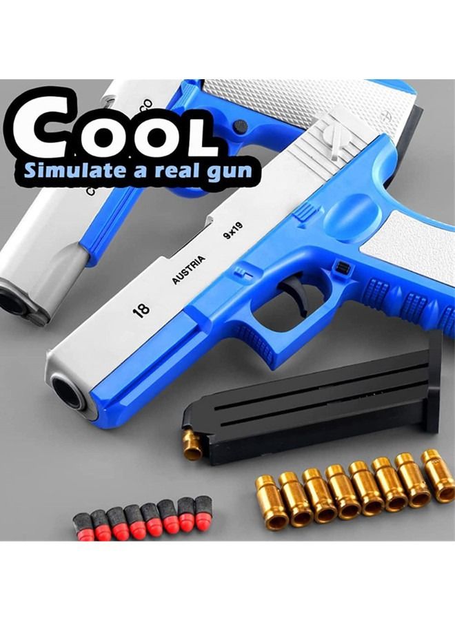 Colorful Soft Bullets & Pull Back Action Gun for Children