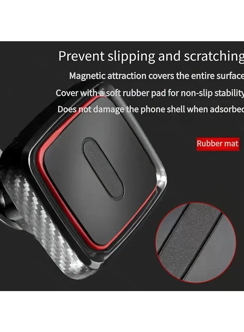 DUSALA Car Mobile Phone Holder - In-Car Magnetic Adhesive Navigation Mount with Super Strong Magnet, Dashboard Stick-On Mobile Phone Holder, Powerful Adhesive Installation, Compatible for iPhone, for Samsung, and Other Smartphones - Image 3