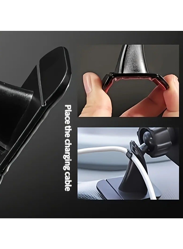 DUSALA Car Mobile Phone Holder - In-Car Magnetic Adhesive Navigation Mount with Super Strong Magnet, Dashboard Stick-On Mobile Phone Holder, Powerful Adhesive Installation, Compatible for iPhone, for Samsung, and Other Smartphones - Image 5