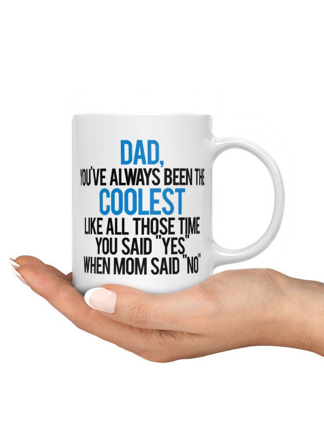 LIT Coffee Mug Father Birthday Gift White Mug Funny Father Children Quote Children Gift to Dad - Image 3