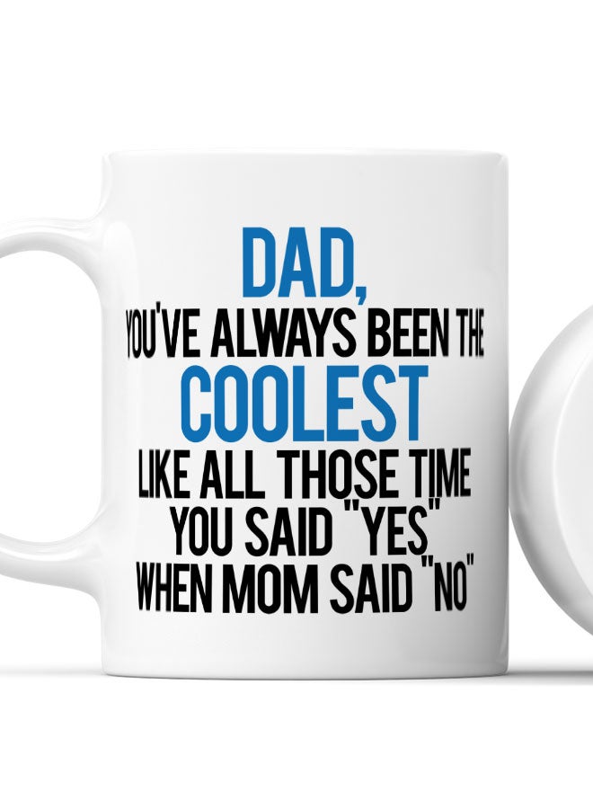 LIT Coffee Mug Father Birthday Gift White Mug Funny Father Children Quote Children Gift to Dad - Image 2