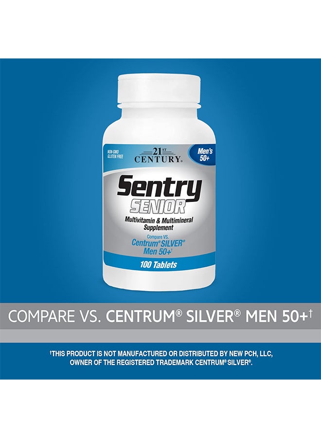 21st Century Sentry Senior Men Plus Tablets, 100 Count - Image 3