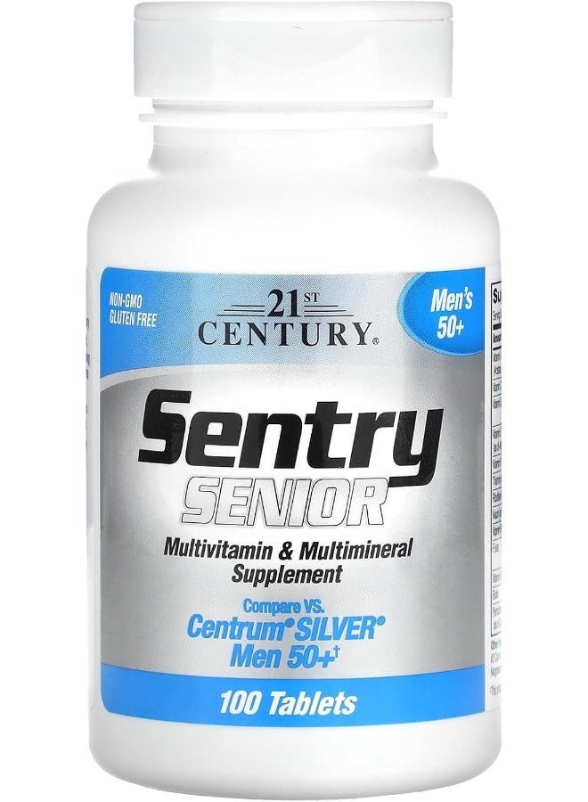 21st Century Sentry Senior Men Plus Tablets, 100 Count - Image 1