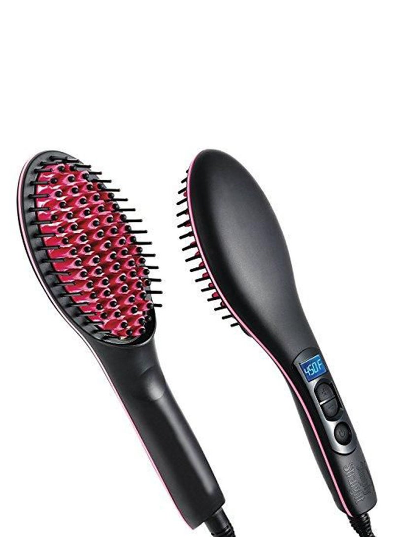 NIBEMINENT Ceramic Straightening Brush Black - Image 1
