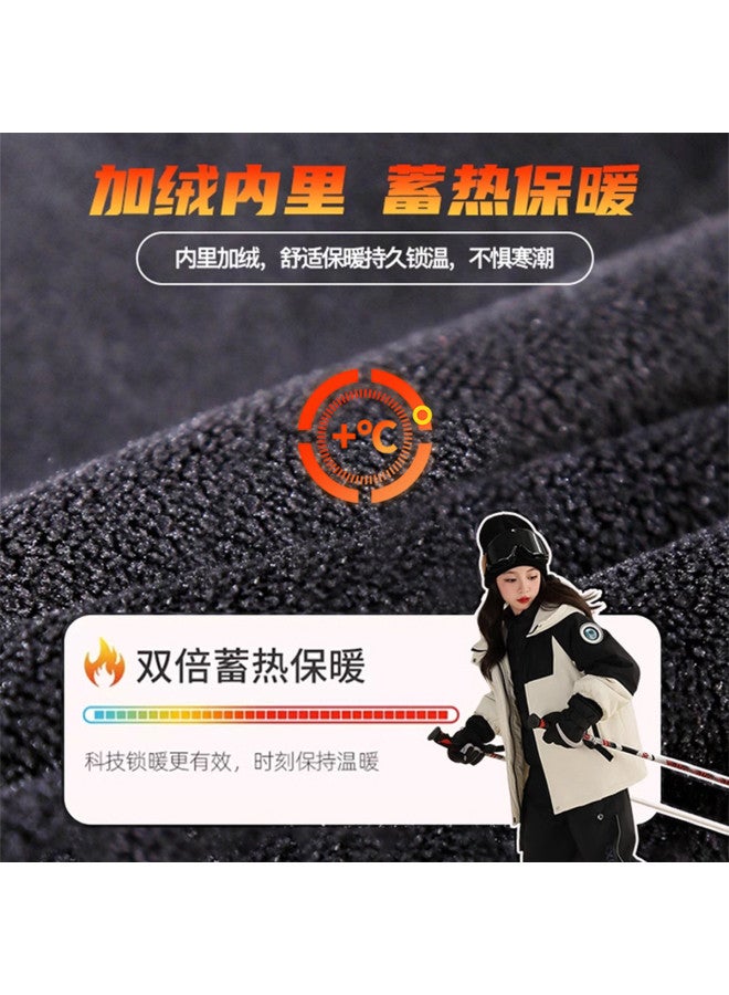 YaYa Men's Women's Big Kids Autumn Winter Fleece Pants Children's Thickened Winter Style Sport Loose Pants - Image 4