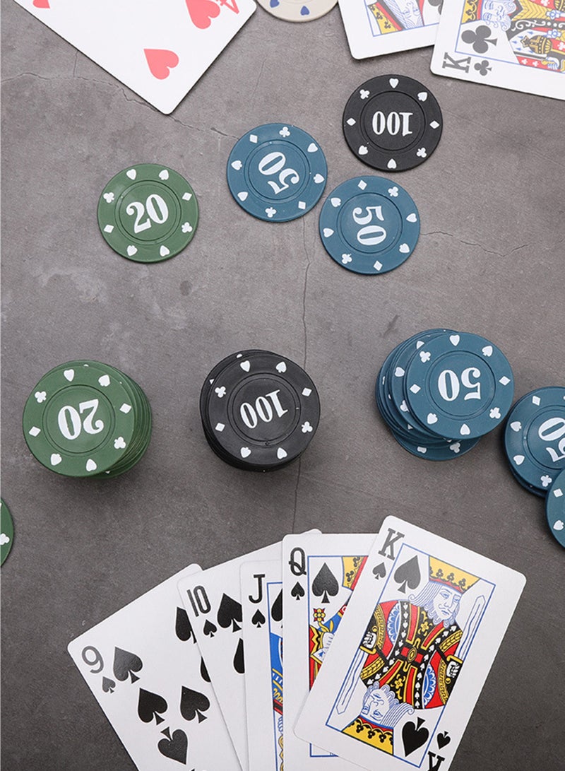 Round Chip Set 100pcs / Box, Round Chips, Plastic Counting Chips for Crafts Decoration, Plastic Counting Chips for Math - Image 4