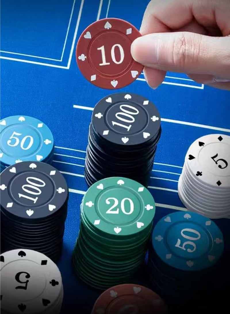 Round Chip Set 100pcs / Box, Round Chips, Plastic Counting Chips for Crafts Decoration, Plastic Counting Chips for Math - Image 2