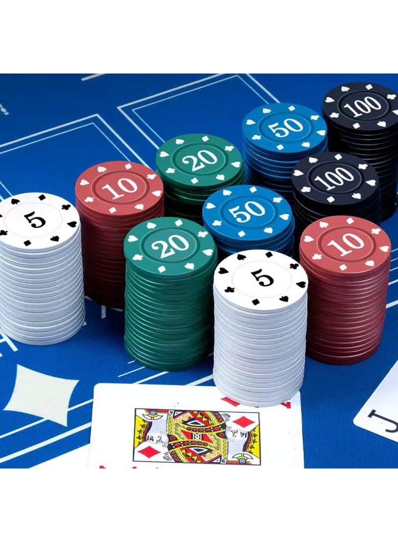 Round Chip Set 100pcs / Box, Round Chips, Plastic Counting Chips for Crafts Decoration, Plastic Counting Chips for Math - Image 3