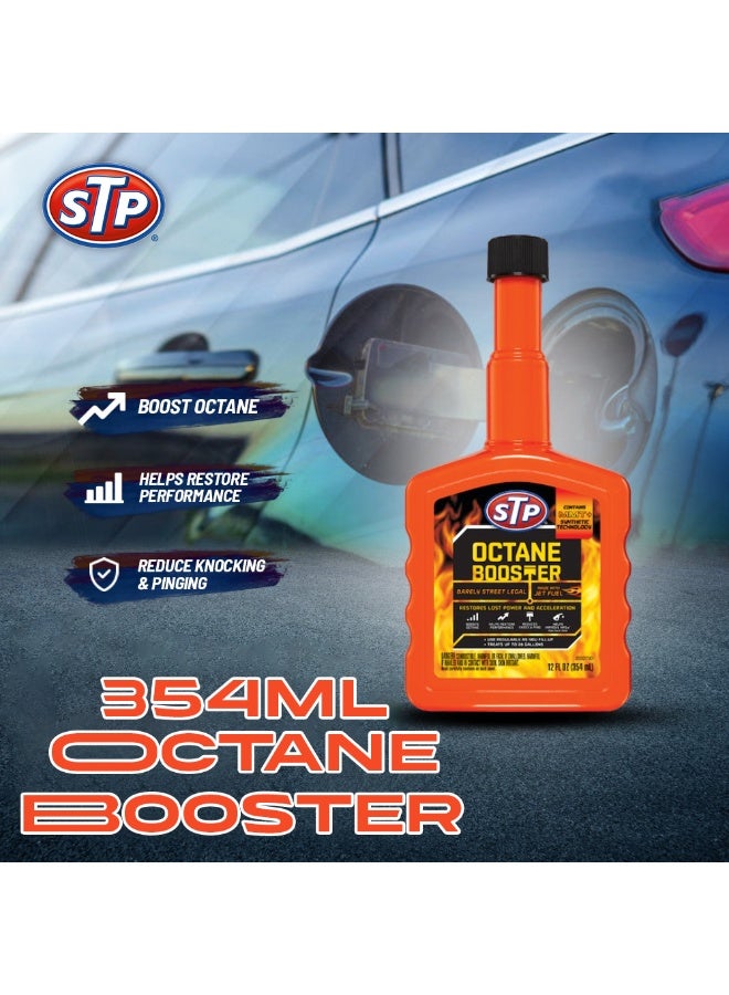 STP Octane Booster 354ML – Fuel Additive for Cars & Bikes, Boosts Octane, Improves Engine Performance, Reduces Knocking & Pinging, Enhances Acceleration & Fuel Efficiency - Image 4