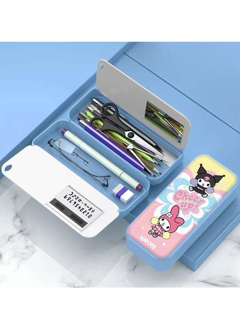 kuromi 2025 High Beauty Multi functional Large Capacity Student Stationery Pencil Box  - Image 1